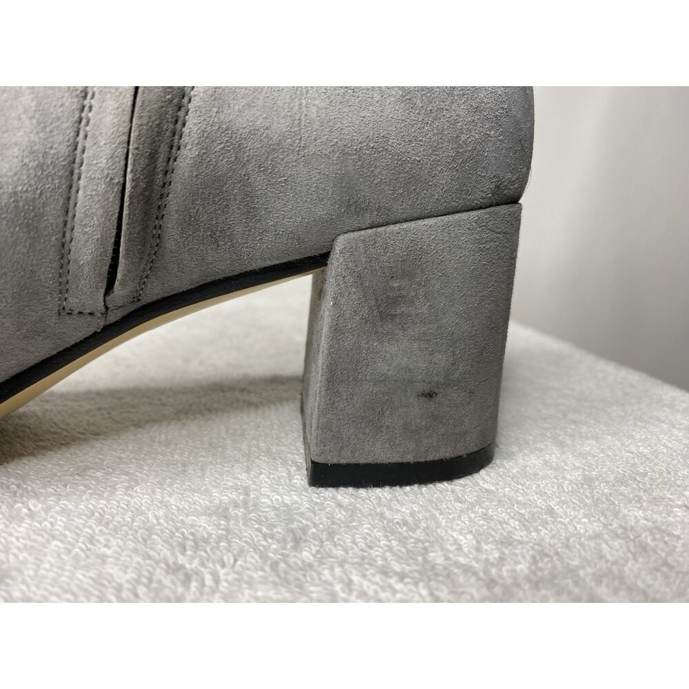 M. Gemi Corsa Boots Gray Suede Leather Women's 40.5 US 9.5 Bootie Ankle Modern - Picture 4 of 12